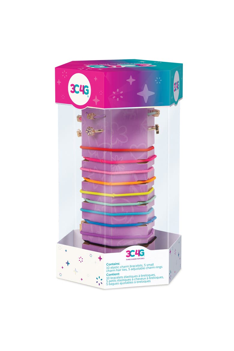 Charmed Vibes Jewelry & Hair Set 20 Piece Set, Alternate, color, Multicolored