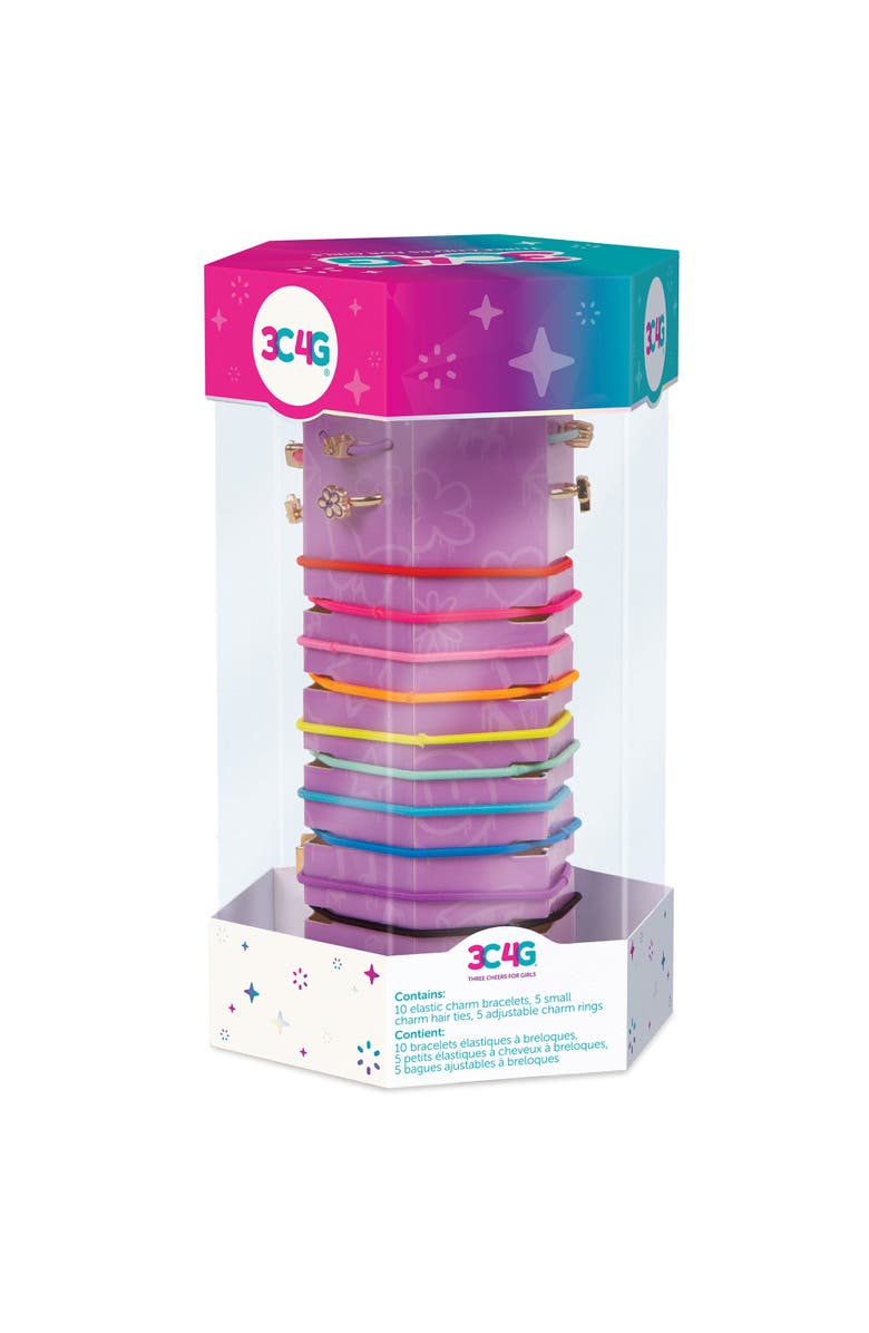 Three Cheers For Girls Charmed Vibes Jewelry & Hair Set 20 Piece Set, Alternate, color, Multicolored