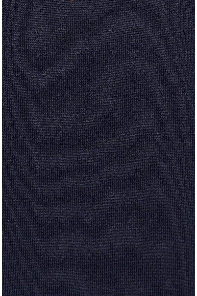 'Mercy' Studded Merino Wool Tunic, Alternate, color, MED NAVY