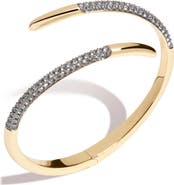 DEMARSON Vesey Pavé Bypass Cuff Bracelet