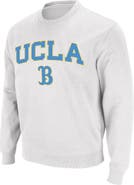 COLOSSEUM Men's Colosseum White UCLA Bruins Arch & Logo Crew Neck Sweatshirt