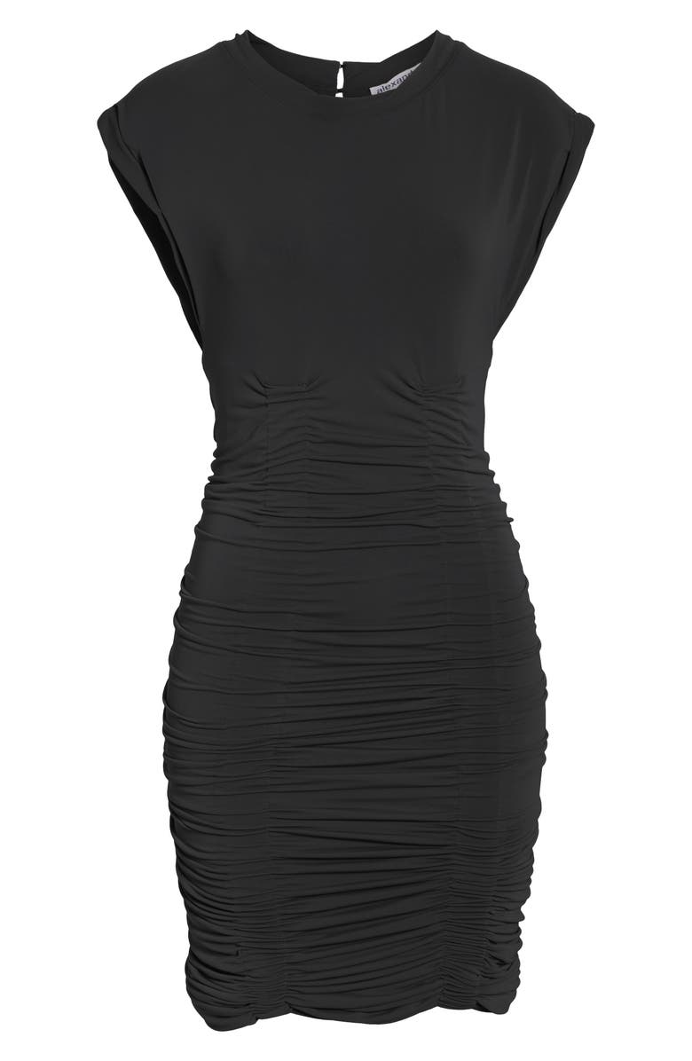 Alexander Wang Ruched Jersey Minidress, Alternate, color, 