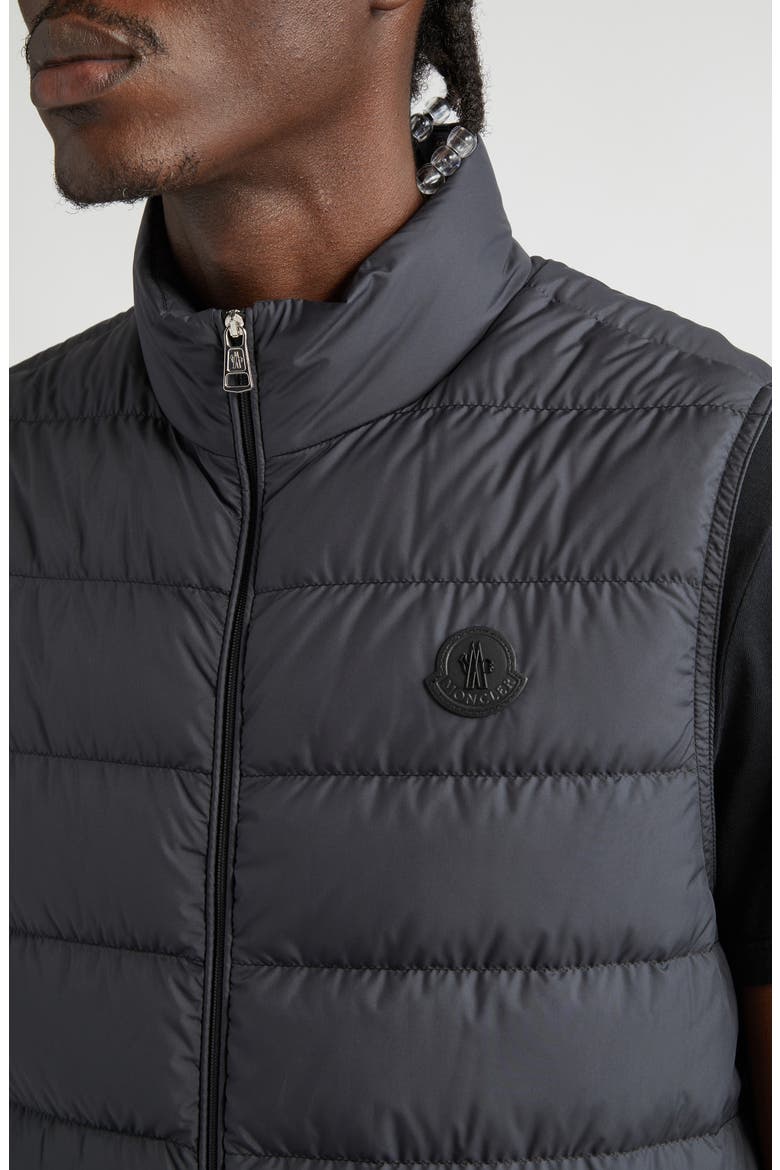 Treompan Quilted Down Puffer Vest, Alternate, color, BLACK