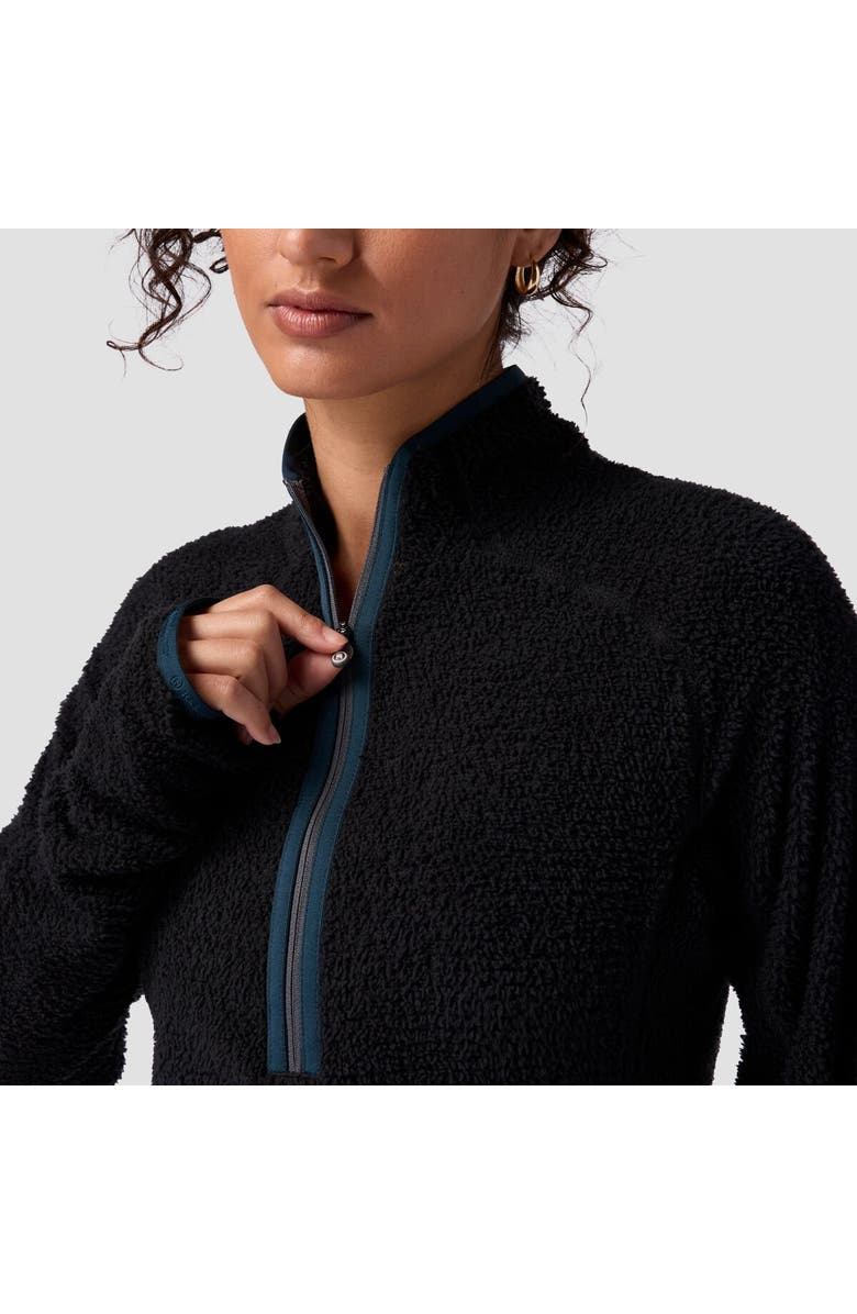 Backcountry Highliner Primaloft Air-Perm Fleece 1/4-Zip - Women's, Alternate, color, Black