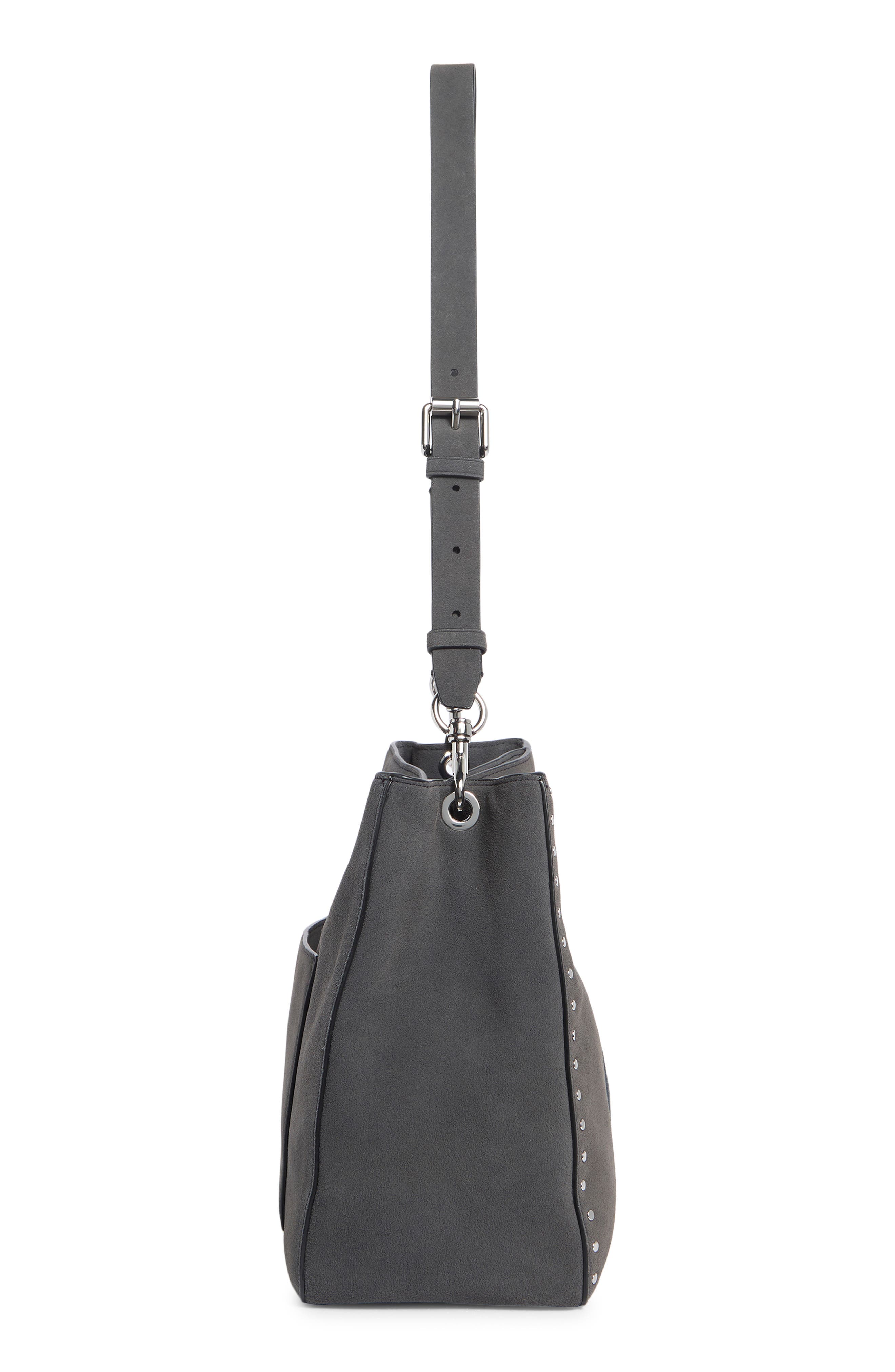 Rebecca Minkoff Darren Large Shoulder Bag, Alternate, color, Fog