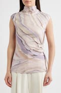 BOSS Erocis Print Sleeveless Top