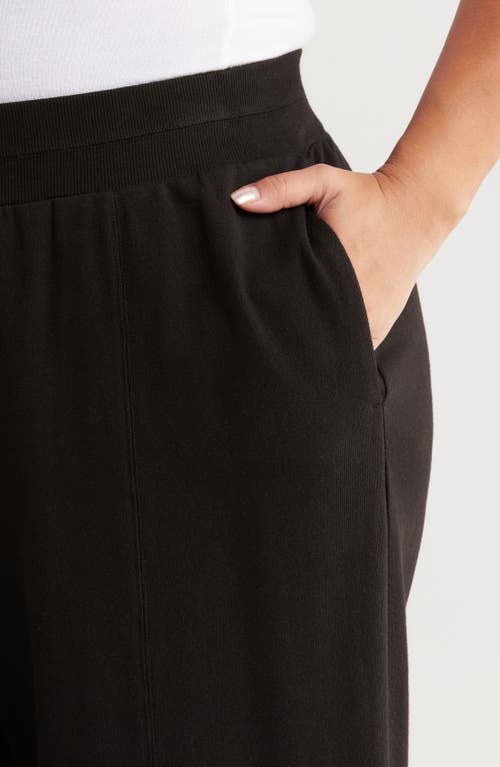 Wit & Wisdom Skyrise Pintuck Palazzo Pants In Black
