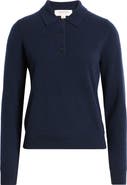Nordstrom Cashmere Polo Sweater