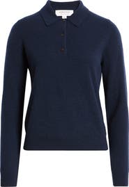 Nordstrom Cashmere Polo Sweater