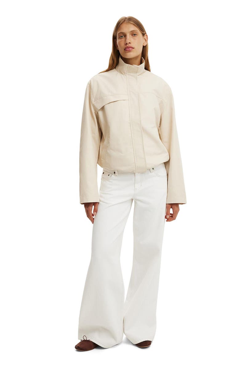 Cotton On Women's Arlo Funnel Neck Jacket, Alternate, color, Sandstone