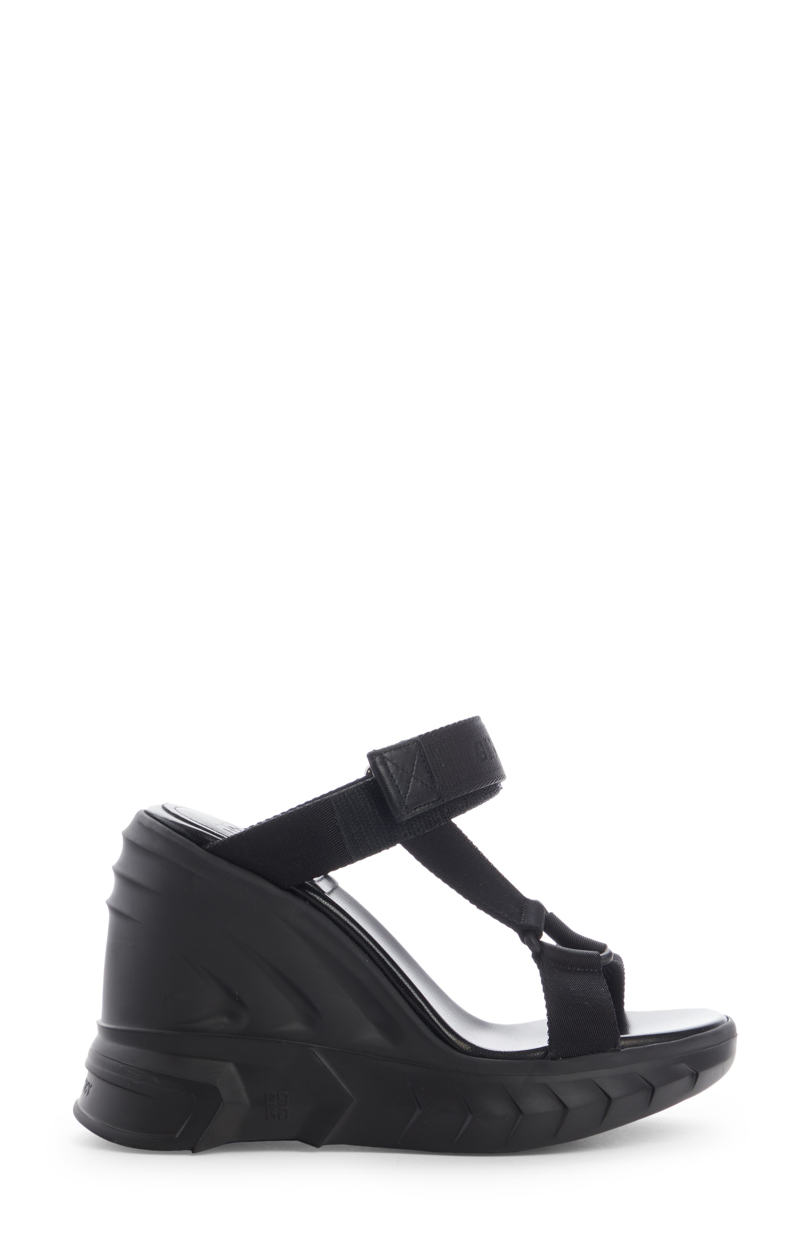 Givenchy Marshmallow Wedge Strappy Sandal, Alternate, color, 