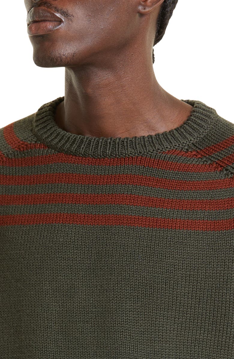 Bode Pony Lasso Boxy Fit Crewneck Sweater, Alternate, color, 