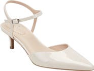 Bandolino Rose Ankle Strap Pointed Toe Kitten Heel Sandal