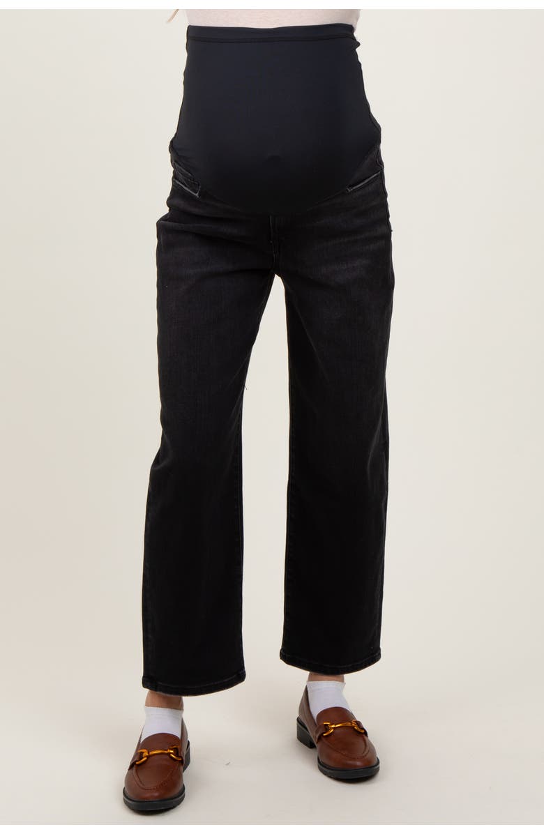 PinkBlush Cropped Wide Leg Maternity Jeans, Alternate, color,