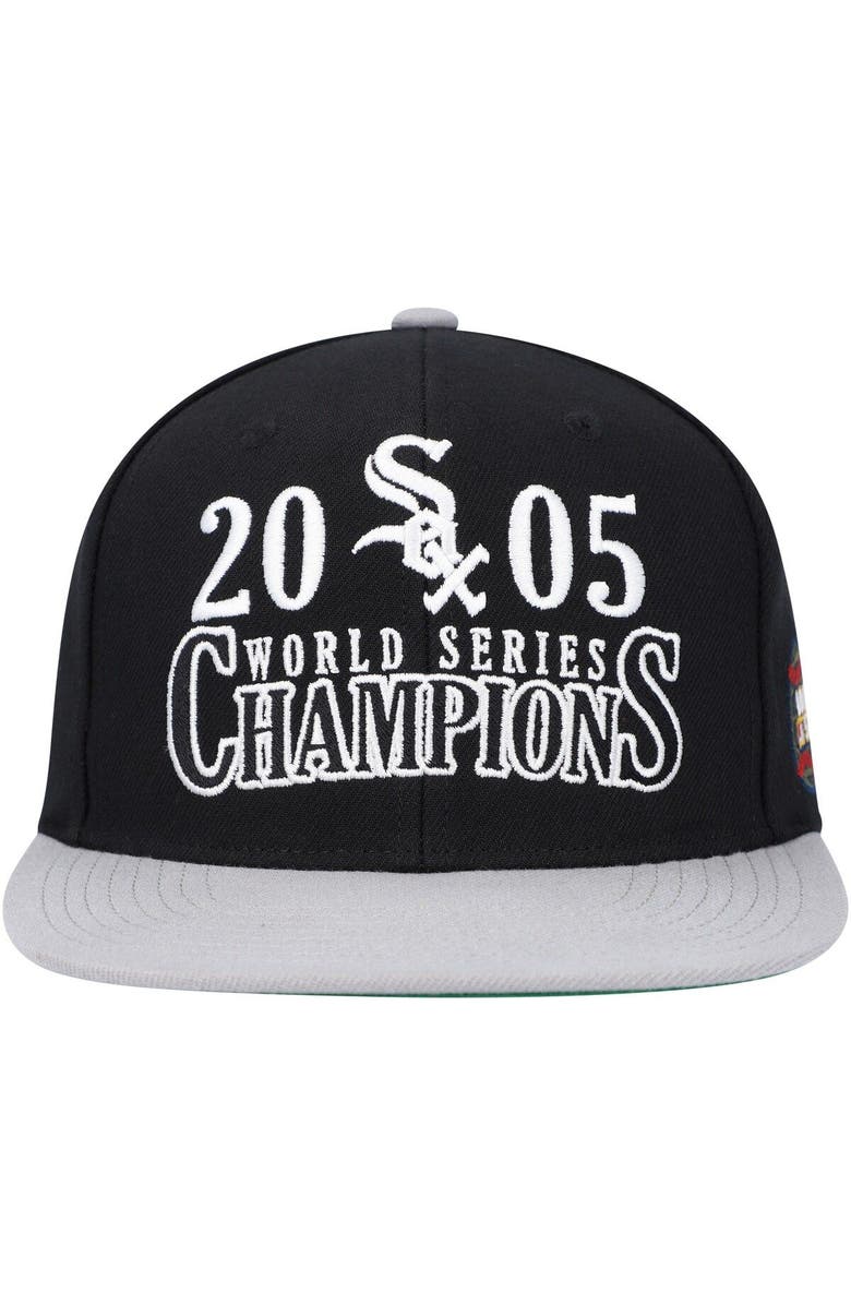 Mitchell & Ness Men's Mitchell & Ness Black Chicago White Sox World Series Champs Snapback Hat, Alternate, color, Black