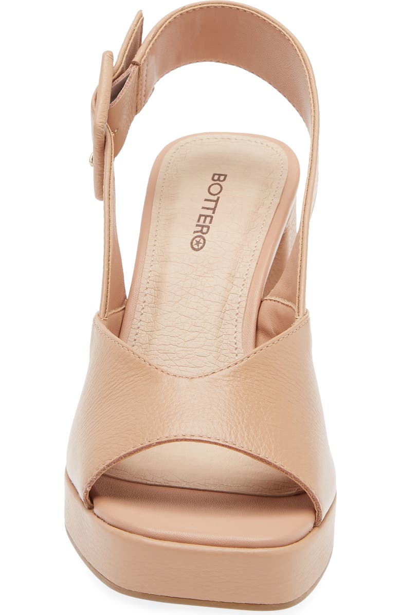 Bottero Britnet Slingback Platform Sandal, Alternate, color, Brown Sugar