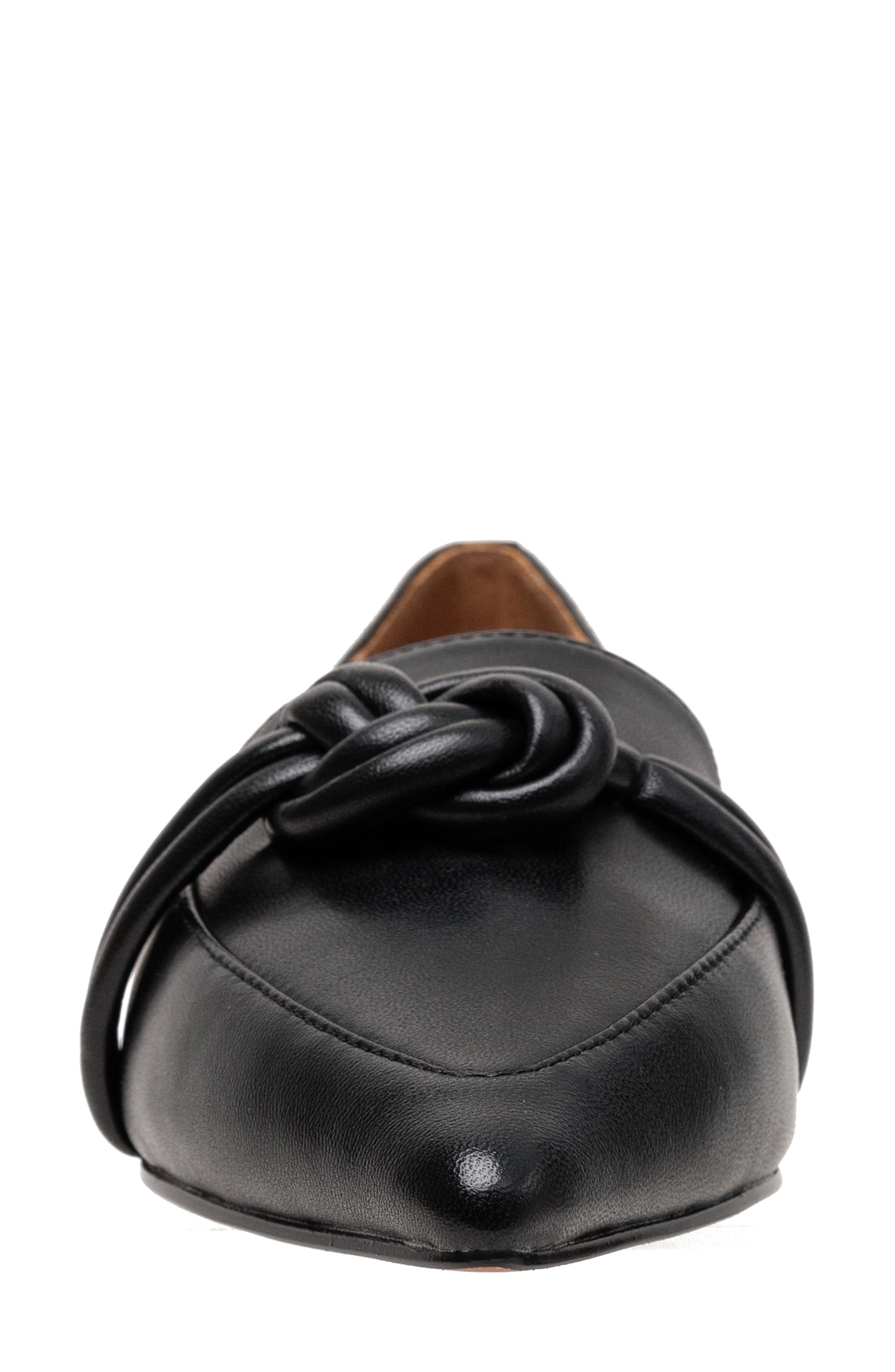 Linea Paolo Marais Pointed Toe Flat, Alternate, color, Black
