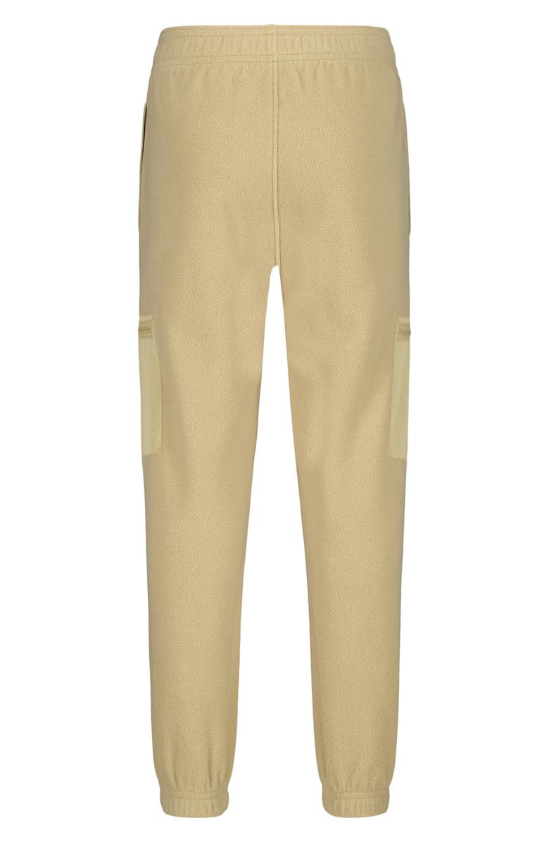 Under Armour Kids' Micro Fleece Cargo Joggers, Alternate, color, Field Khaki
