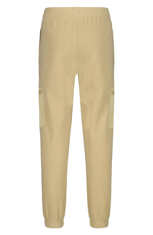 Under Armour Kids' Micro Fleece Cargo Joggers In Yellow