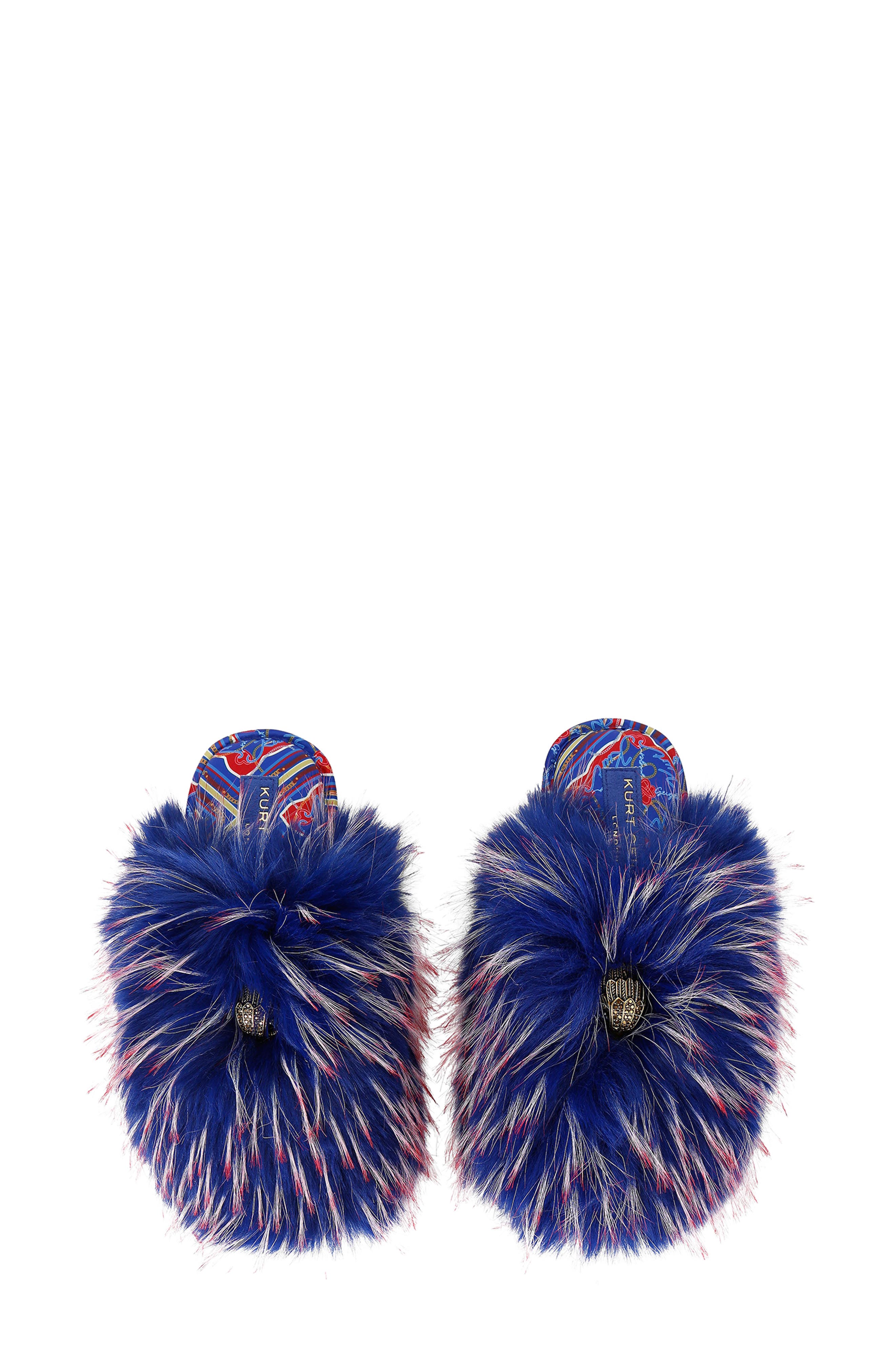 Kensington Faux Shearling Slipper, Alternate, color, OPEN BLUE