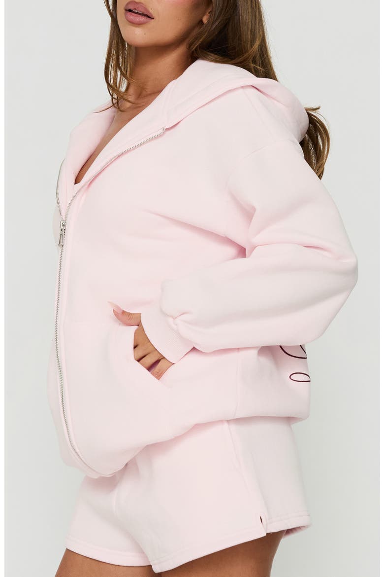 Peytan Full Zip Hoodie, Alternate, color, PINK