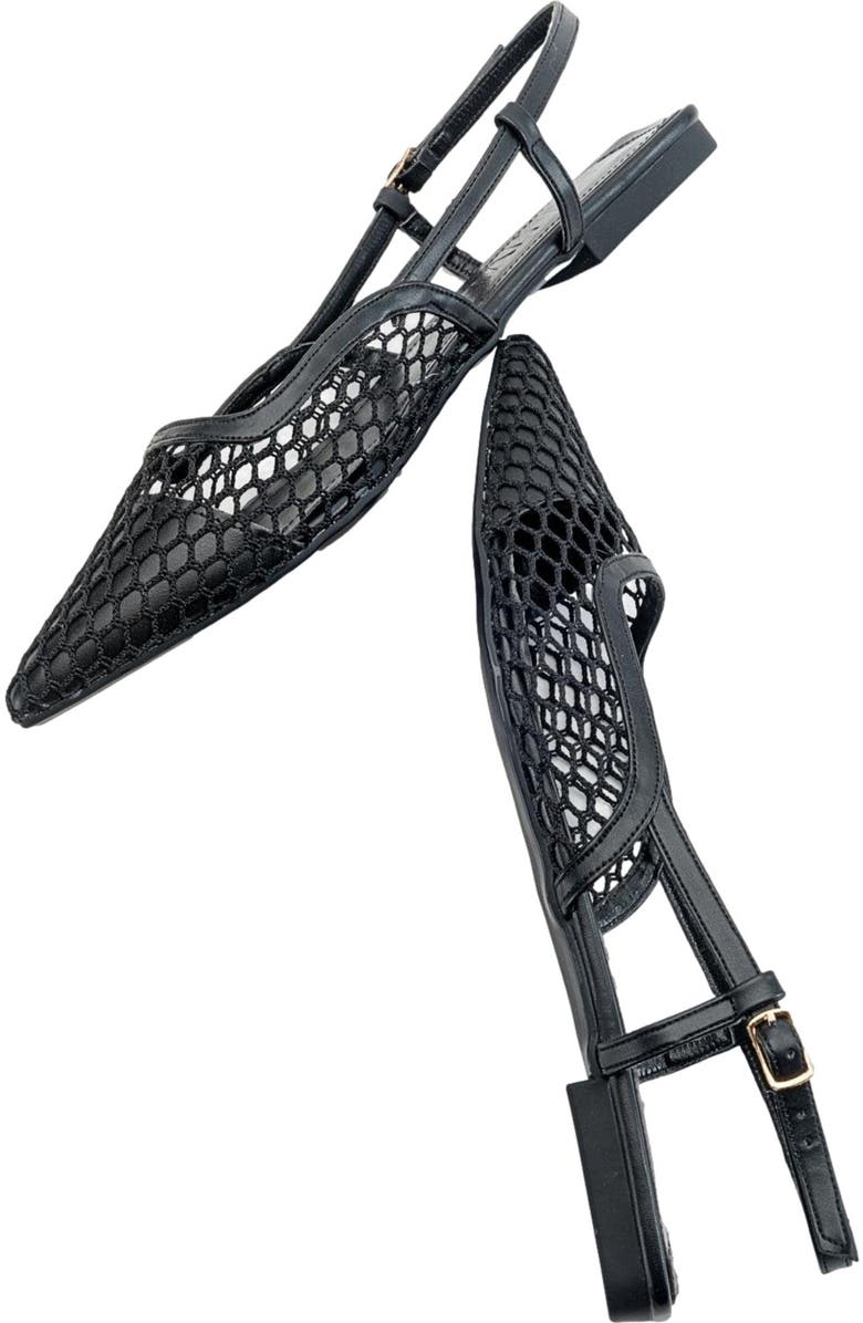 Prologue Shoes Brace Blue Mesh Flat Sandal, Alternate, color,