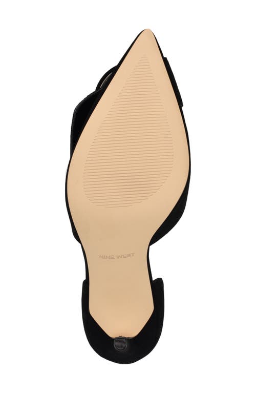Nine West Frolly Pointed Toe D'orsay Pump In Black