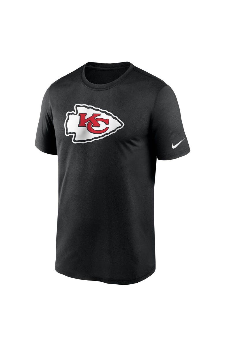 Nike Men's Nike Black Kansas City Chiefs Logo Essential Legend Performance T-Shirt, Alternate, color, 