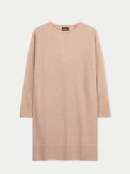 Gobi Cashmere C-Neck Knit Dress