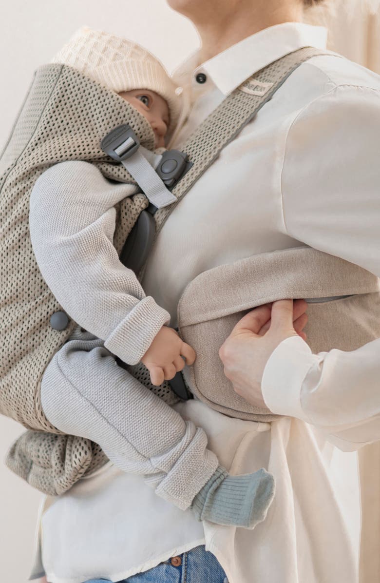 BabyBjörn Baby Carrier Mini & Pouch, Alternate, color, Beige