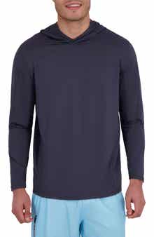Spyder Textured Piecing Long Sleeve Hooded Rashguard