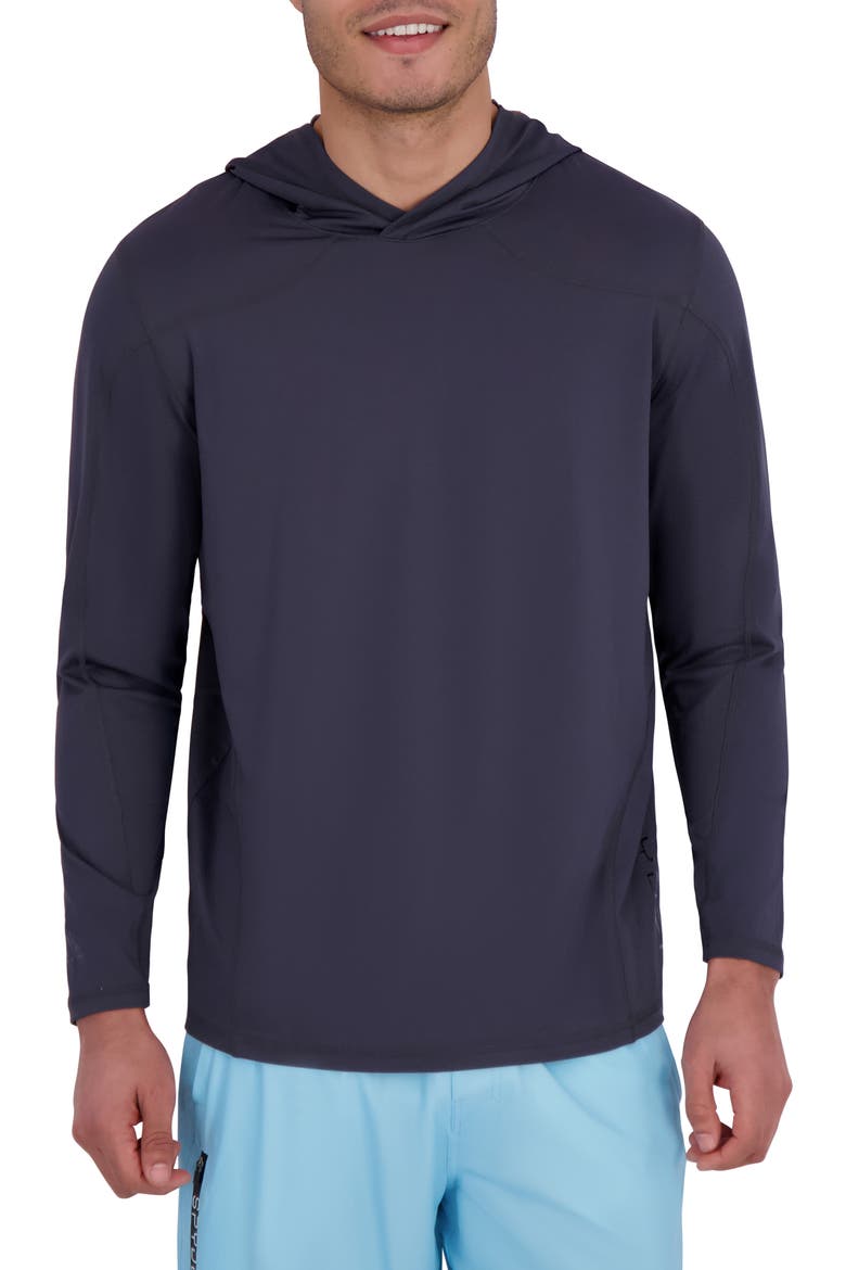 Textured Piecing Long Sleeve Hooded Rashguard video