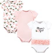 Hudson Baby Cotton Bodysuits 3-Pack