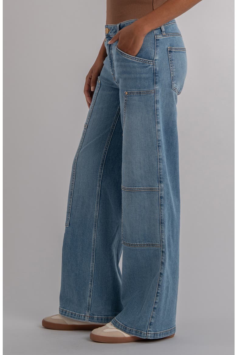 Jodi High Waist Straight Leg Jeans, Alternate, color, SLEEK