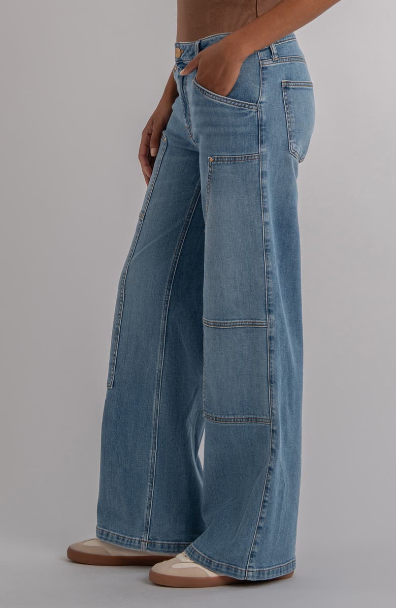 KUT from the Kloth Jodi High Waist Straight Leg Jeans, Alternate, color, Sleek