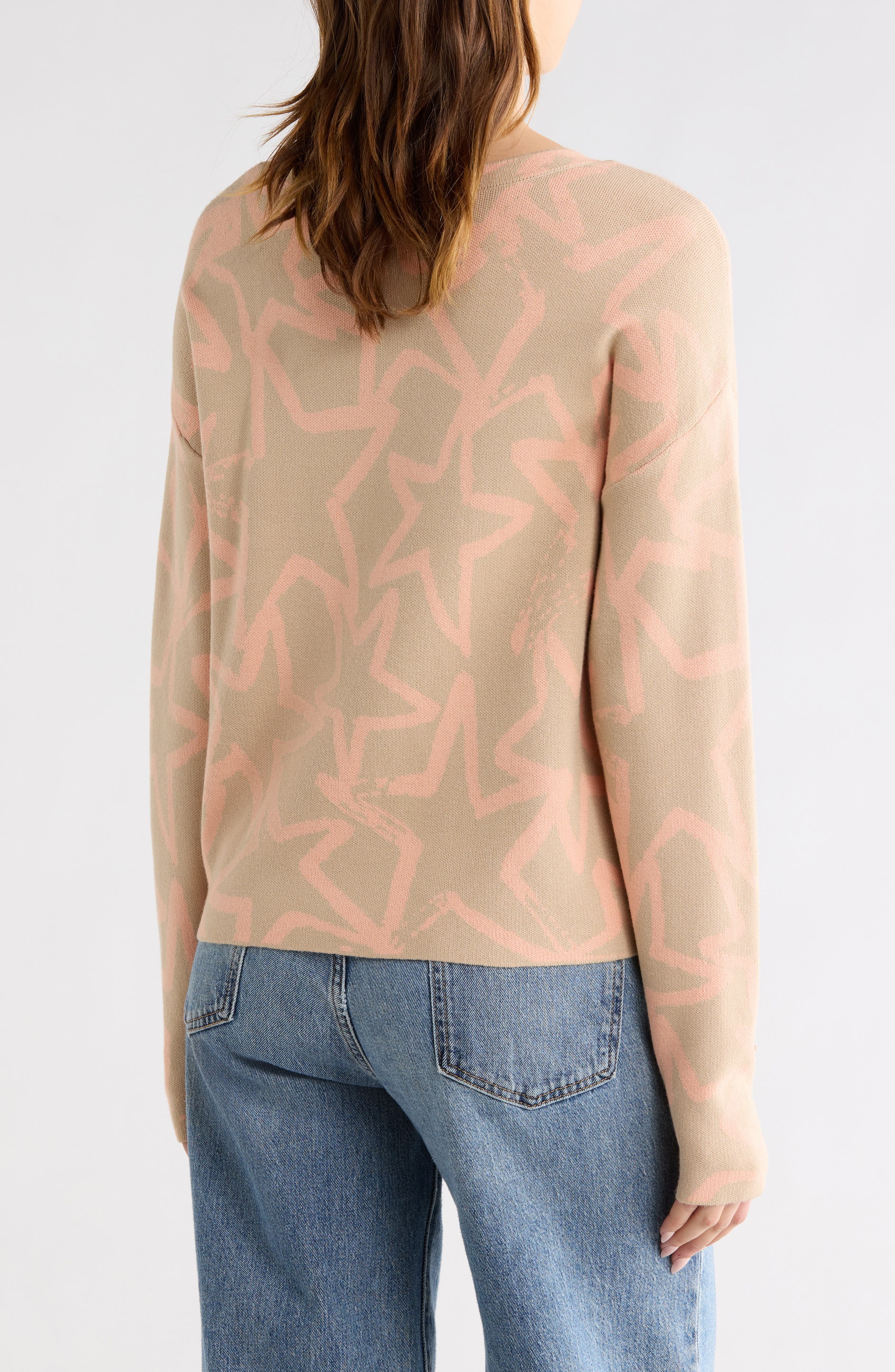 Star Jacquard Sweater - image 2