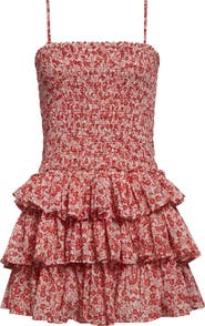 Isabel Marant Étoile Elodie Floral Print Voile Minidress