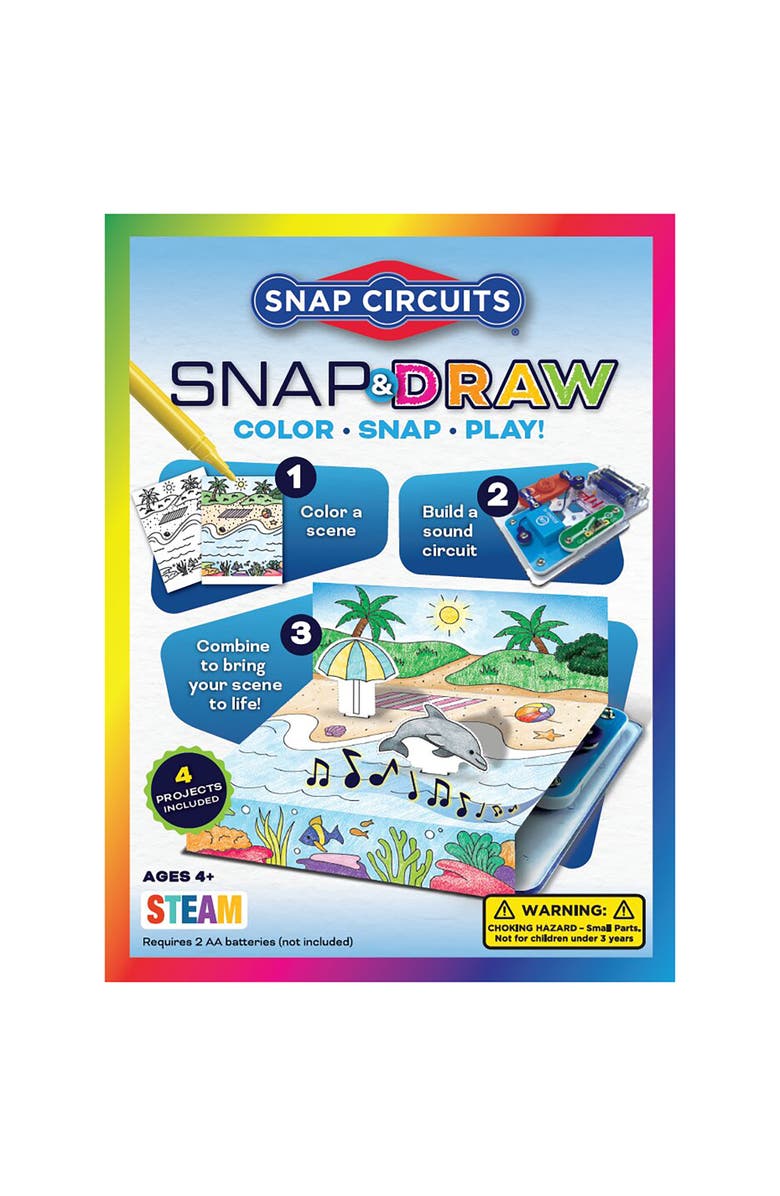 Snap Circuits Snap & Draw, Main, color, Multicolored