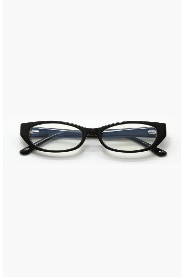 Gisele Blue Light Glasses, Main, color, Black