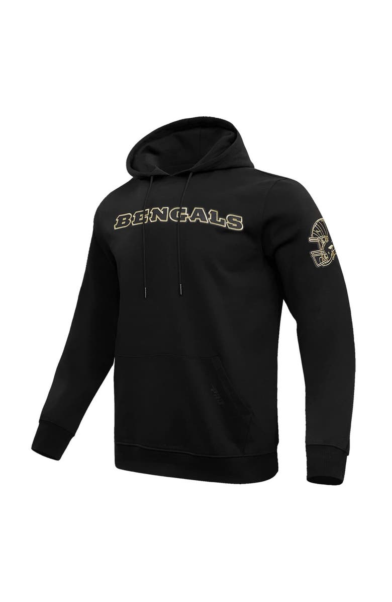 PRO STANDARD Men's Pro Standard Black Cincinnati Bengals Classic Chenille Pullover Hoodie, Alternate, color, Black