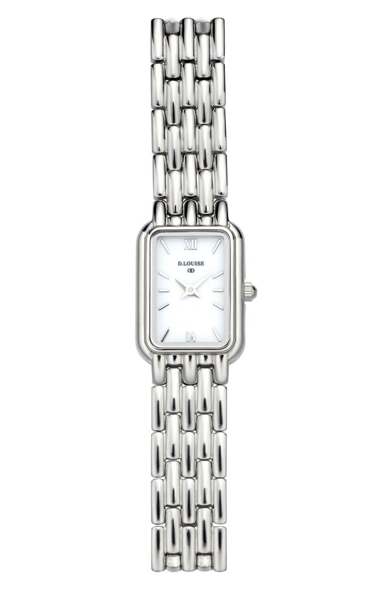 Classic Bracelet Watch, 28mm x 16mm, Main, color, SILVER