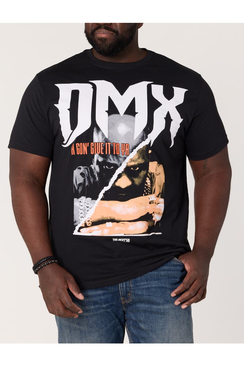 Big & Tall DMX Graphic Tee, Main, color, BLACK