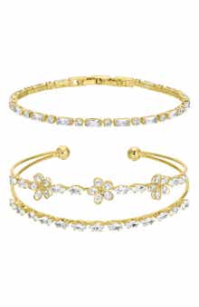 EYE CANDY LOS ANGELES Eliza CZ 2-Pack Assorted Bracelets