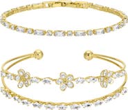 EYE CANDY LOS ANGELES Eliza CZ 2-Pack Assorted Bracelets