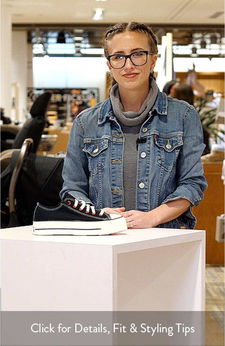 Chuck Taylor All Star Lift Low Top Platform Sneaker, sales video thumbnail