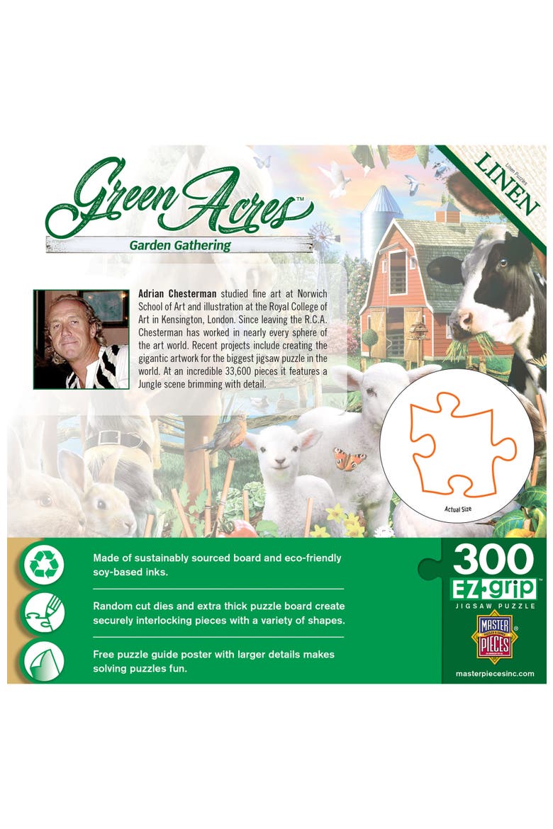 Garden Gathering 300 Piece Jigsaw Puzzle, Alternate, color, Multicolor