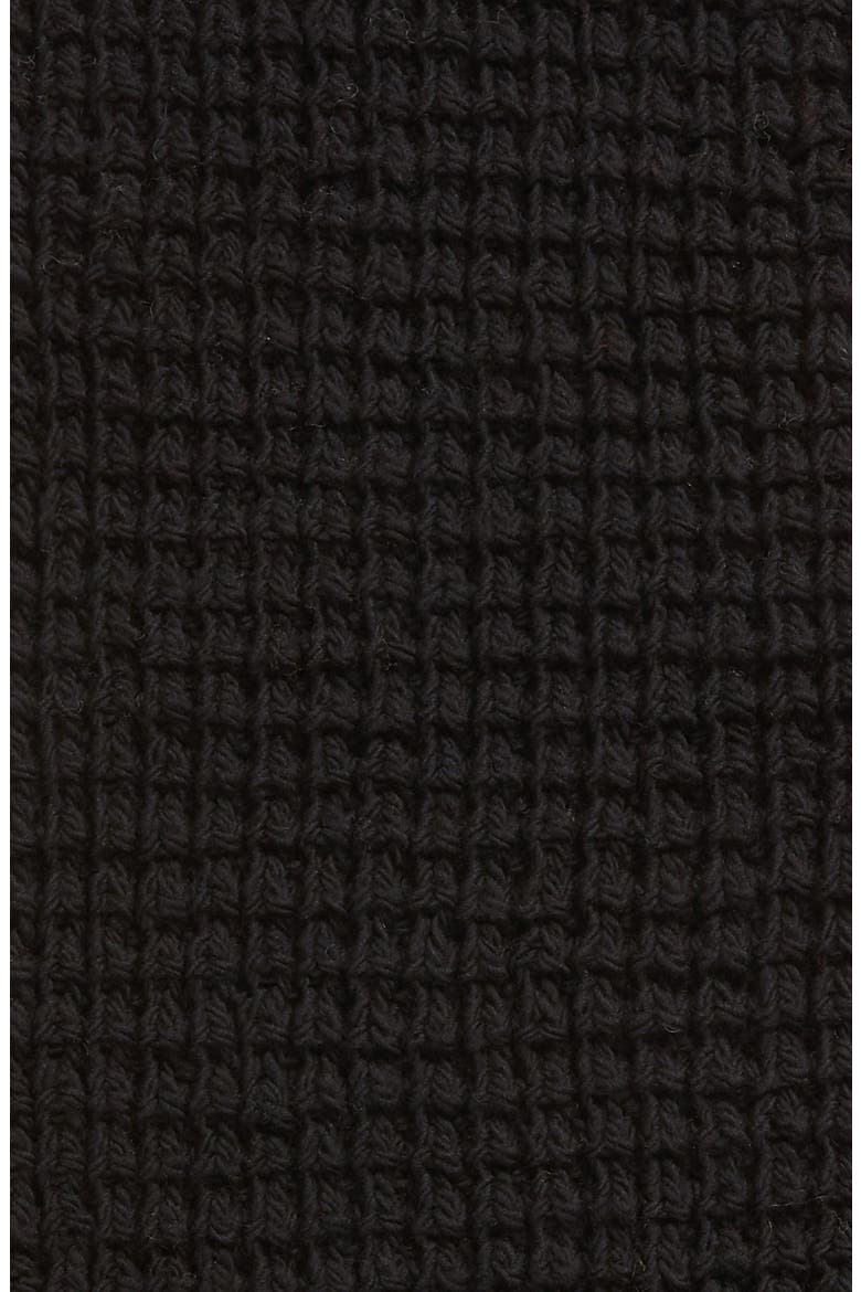 Double Wide Merino Infinity Scarf, Alternate, color, BLACK