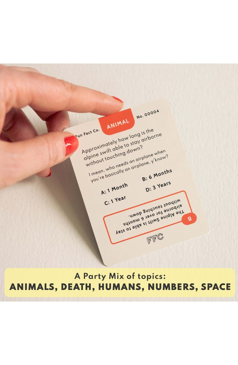 Fun Fact Co. The Party Mix I Trivia Card Game, Alternate, color, Multicolor