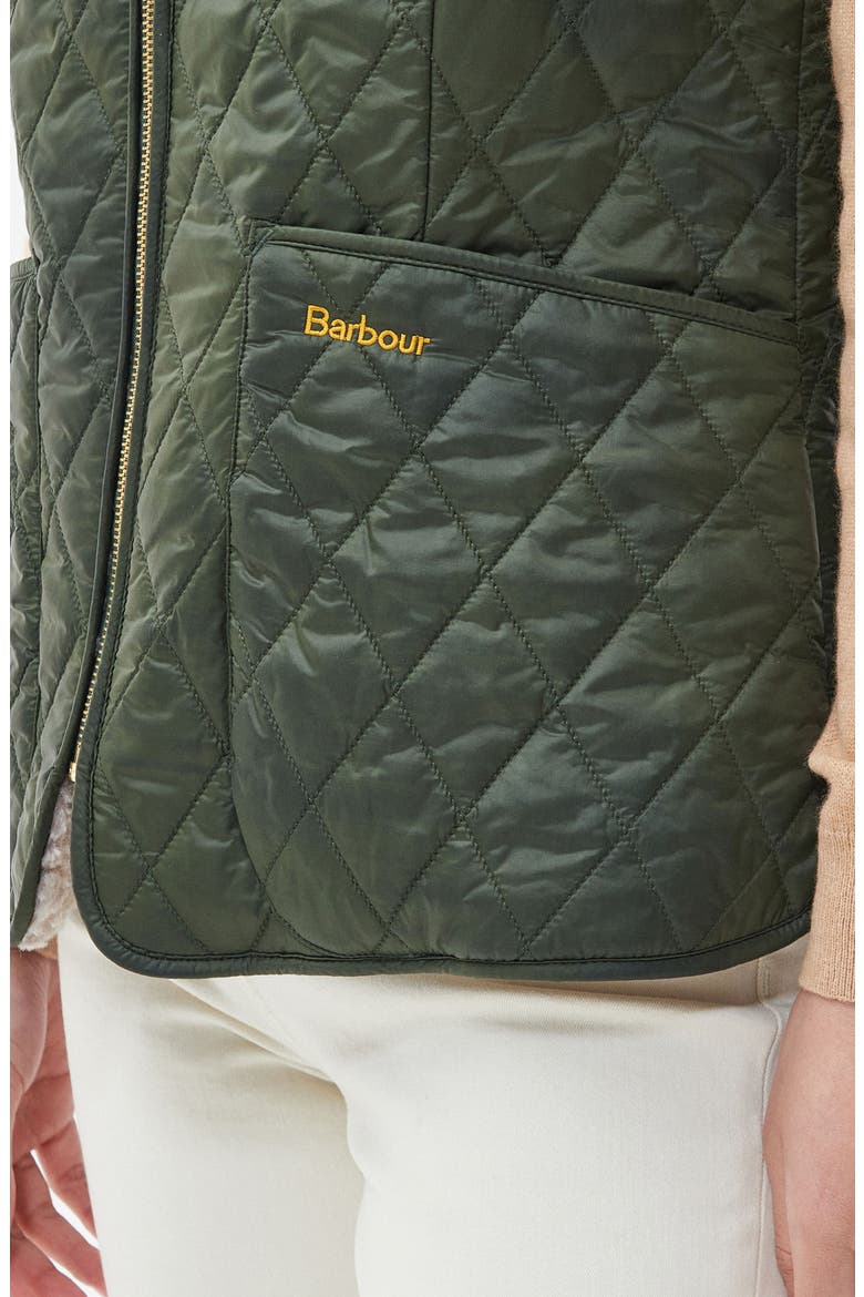 Markenfield Quilted Vest, Alternate, color, OLIVE/ NATURAL