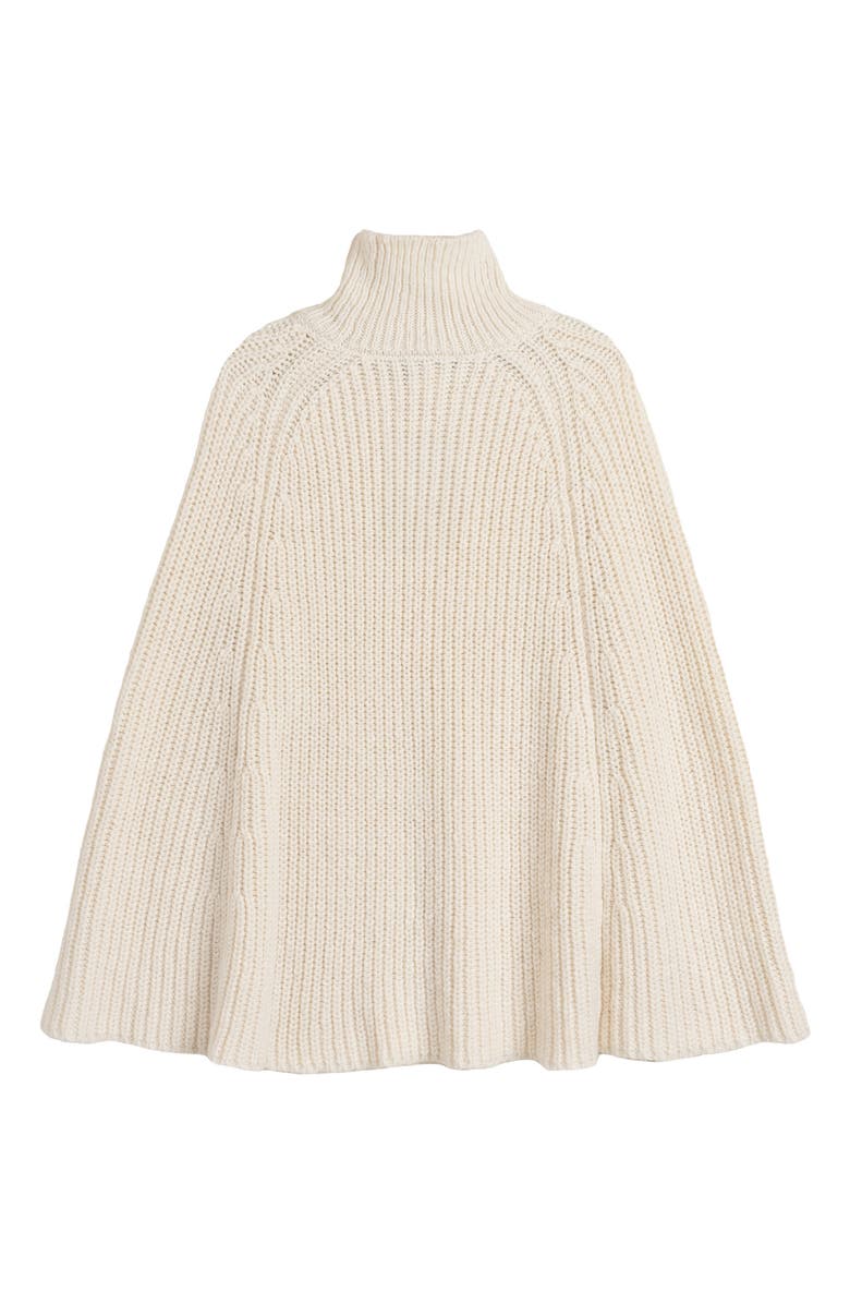 Lauren Ralph Lauren Knit Cape, Alternate, color, Cream